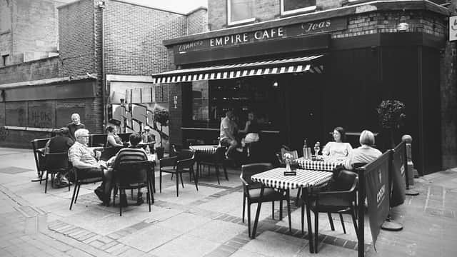 Dining at The Empire Cafe in leeds