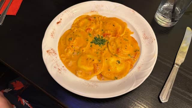 Dining at Bella Roma Italian restaurant in headingley