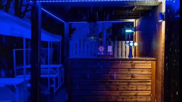 Dining at Bay Horse, Cowling in middleton cowling