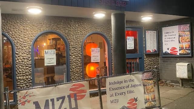 Dining at Mizu Sushi Bar Japanese Restaurant in sheffield