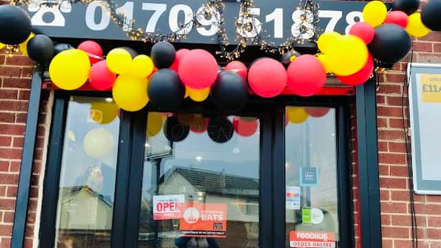 Dining at Food Station in wath upon dearne