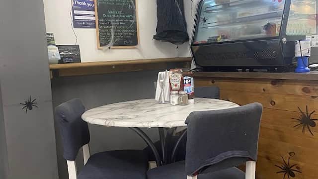 Dining at JJ's Sandwich Hut, Field Lane Rastrick in rastrick
