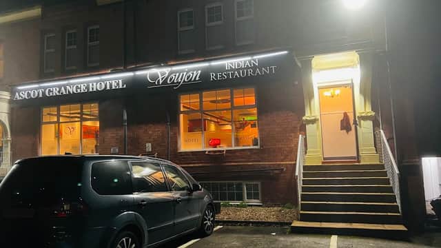 Dining at Voujon Indian Restaurant & Takeaway in Headingley, Leeds in headingley