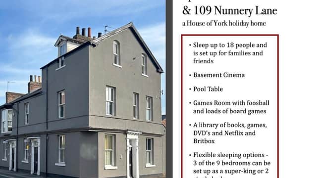 Accommodation at Spencer House & 107 & 109 Nunnery Lane in york