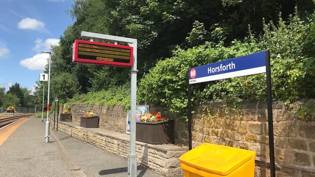 Bus Stop at Horsforth Station - Bus Stops in horsforth