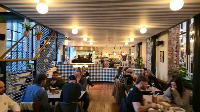 Dining at Morty’s Focacceria in hunslet