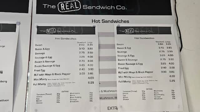 Dining at The Real Sandwich Co in hessle