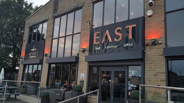 Dining at East Bar Lounge Grill in farsley