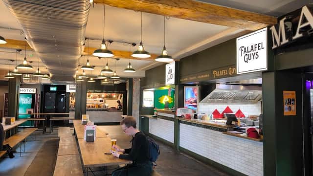 Dining at Big Buns @ Nothern Market in leeds