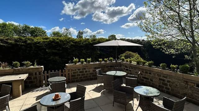 Dining at Cottage Garden Bar and Restaurant in dewsbury