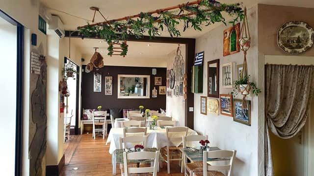 Dining at Meraki Greek Restaurant Sheffield in nether edge
