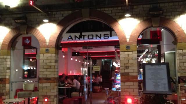 Dining at Antons Cafe Bar Grill in scarborough