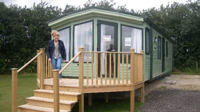 Accommodation at York Meadows Caravan Park in hutton village