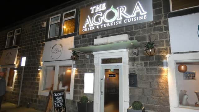 Dining at THE AGORA greek cuisine in farsley