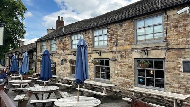 Dining at Waggon & Horses in greenhill