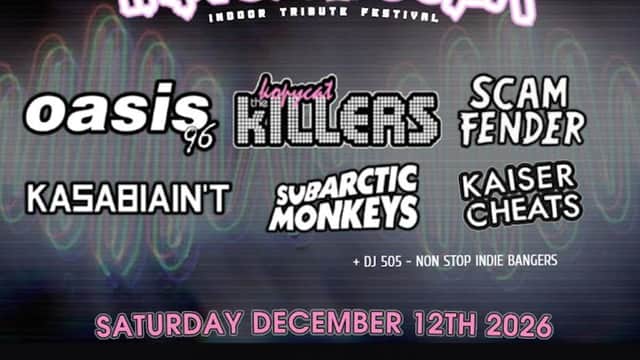 Event image for Indiepalooza: Killers v Monkeys v Fender v Oasis v Kasabian v Kaiser