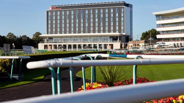 Accommodation at Hilton Garden Inn Doncaster Racecourse in doncaster