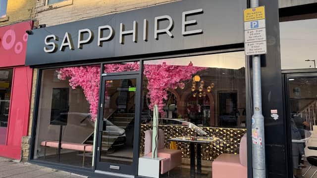 Dining at Sapphire Bradford in bradford