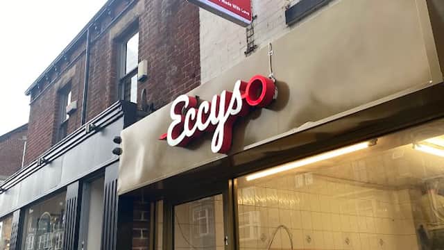 Dining at Eccy's Pizza & Grill in nether edge
