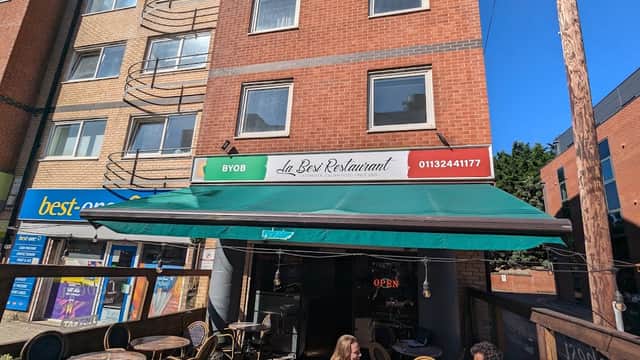 Dining at La Besi Restaurant in leeds