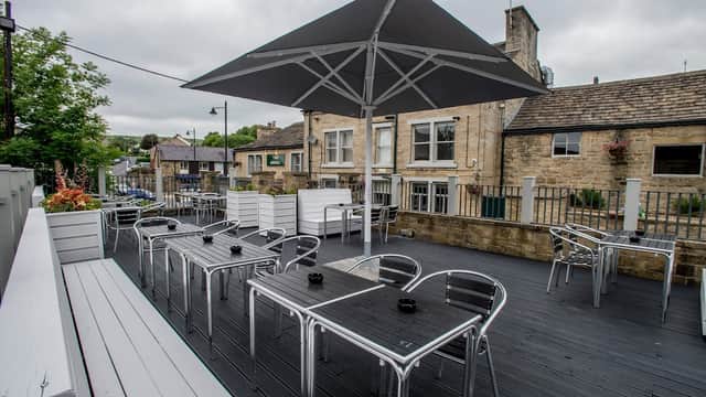 Dining at Angel in baildon