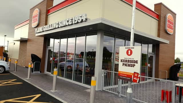 Dining at Burger King in pocklington