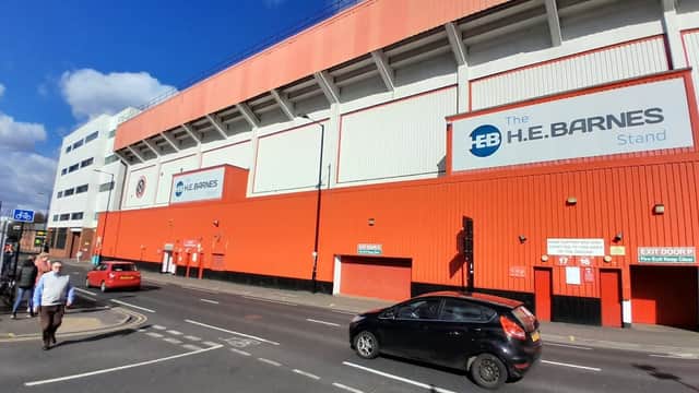 The H.E. Barnes Stand - Stadiums in heeley