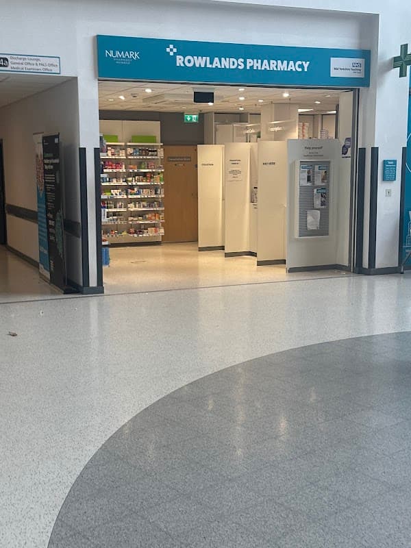 Rowlands Pharmacy Pinderfields Hospital
