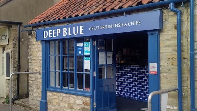 Dining at Deep Blue Fish & Chips in helmsley
