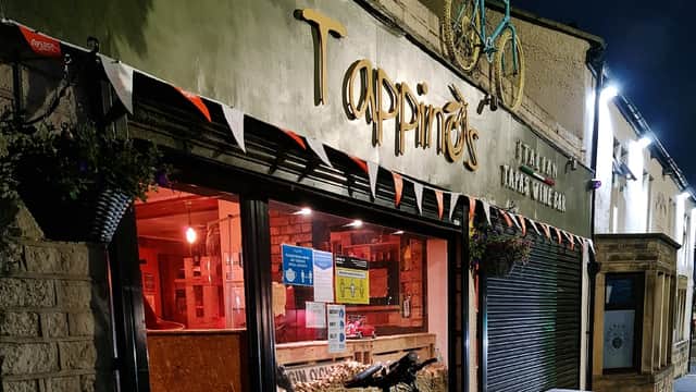 Dining at Tappino's in cleckheaton