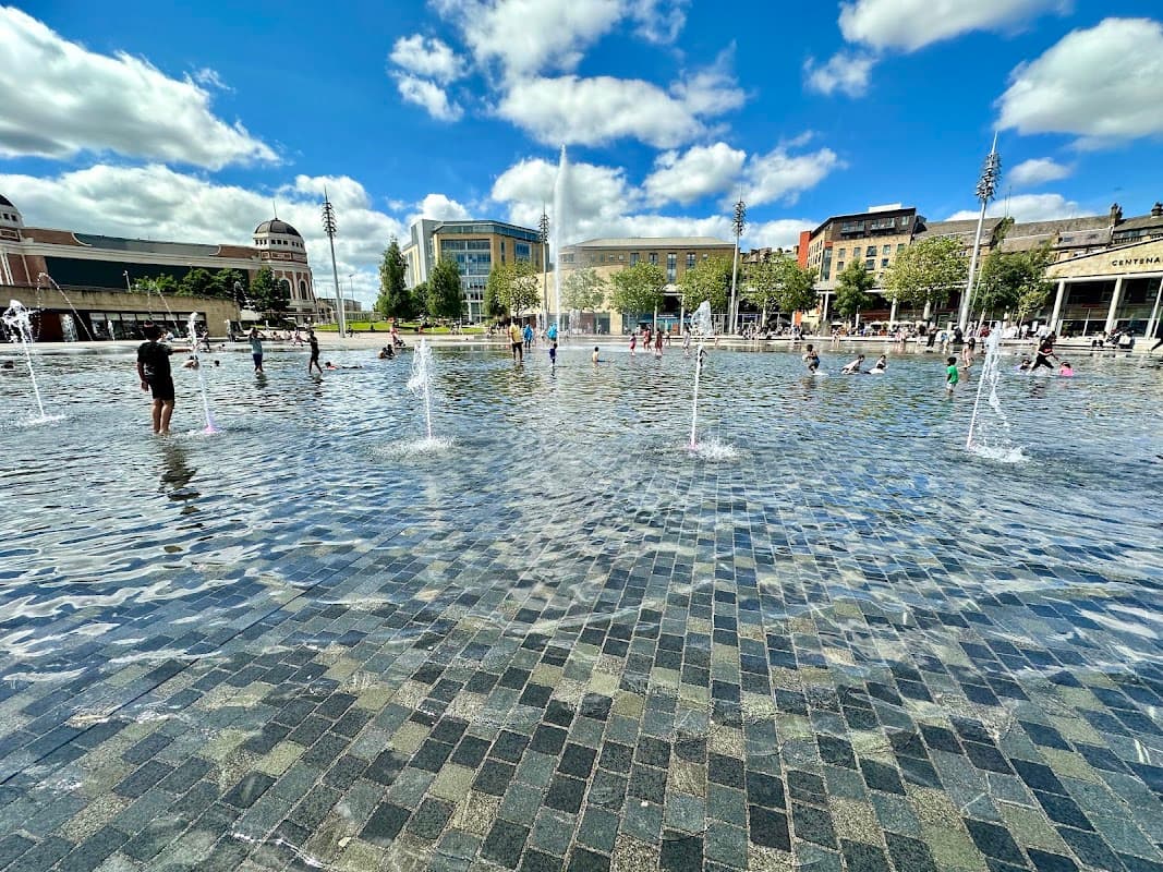 City Park Mirror Pool and Fountain
