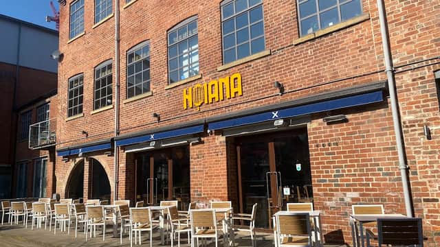 Dining at Hoiana Restaurant in beeston