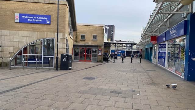 Keighley Bus Station Entrance - Bus Stations in keighley