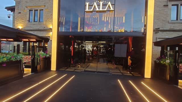 Dining at Lala's Restaurant Leeds in farsley