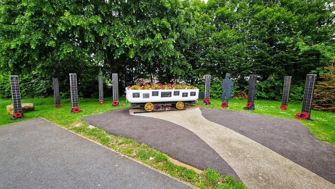 Eckington Mining Memorial, Derbyshire. Standing Proud Together.