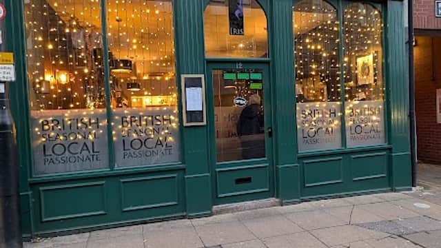 Dining at Iris Restaurant in wakefield