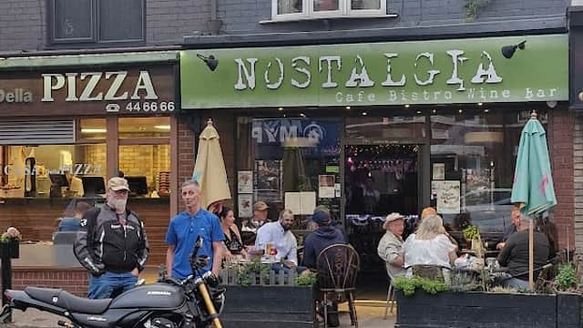 Dining at Nostalgia BISTRO.( WINE, CAFE, BAR ) in hull