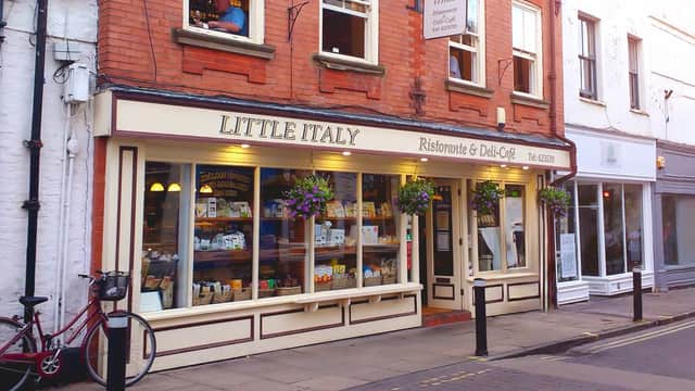 Dining at Little Italy Restaurant & Deli in york