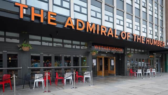 Accommodation at Admiral of the Humber Wetherspoon in hull