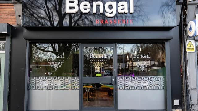 Dining at Bengal Brasserie in moortown