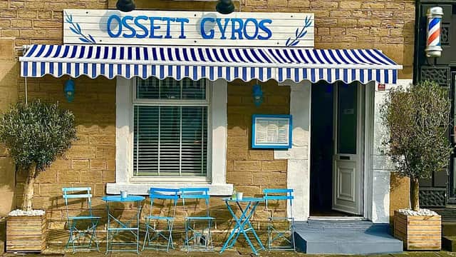 Dining at Ossett Gyros in ossett