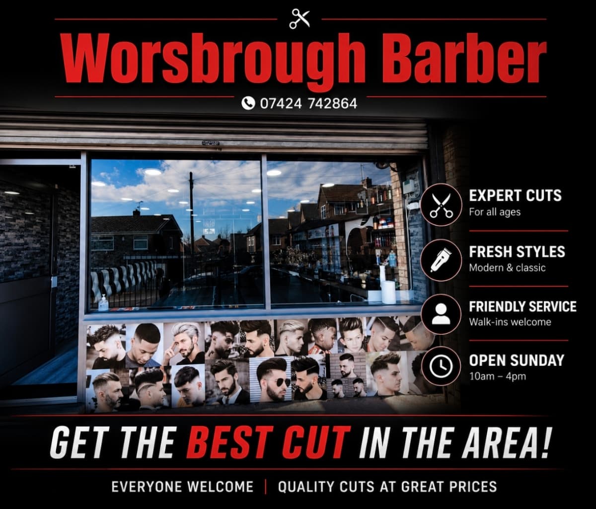 Worsbrough barber๐๐โโ๏ธ