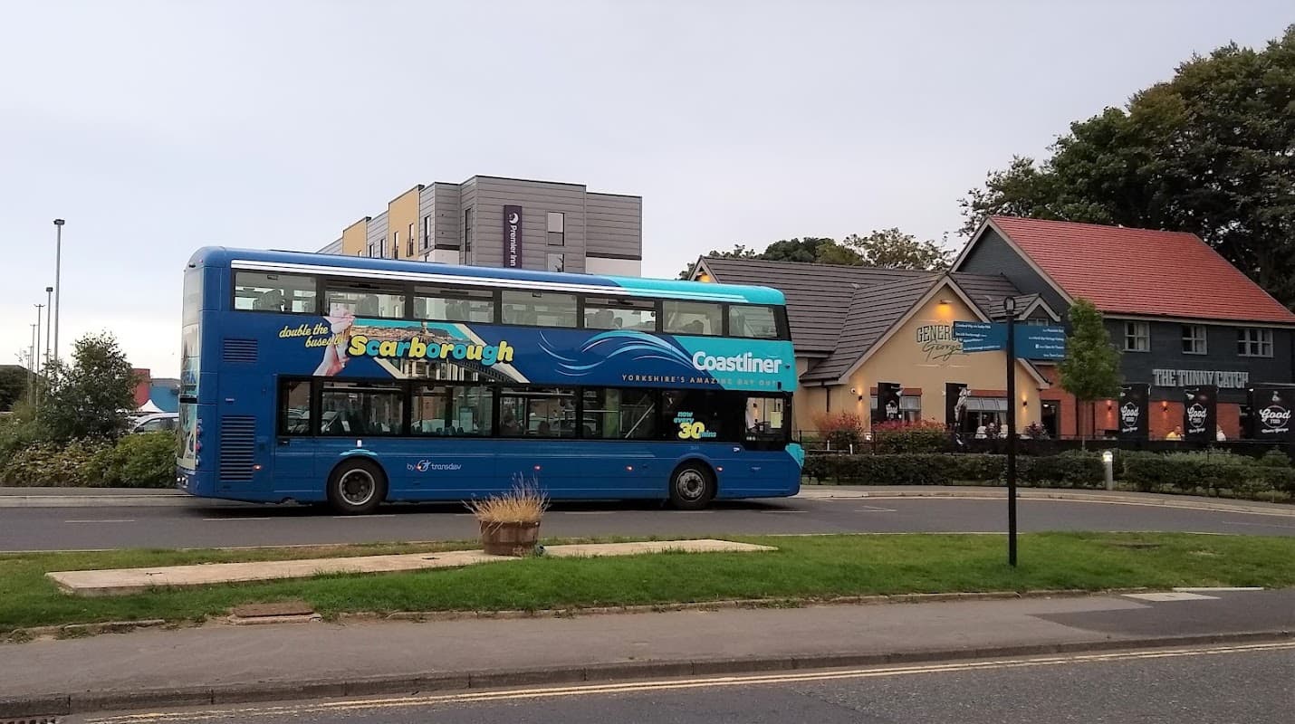 Bus Stop at Alpamare