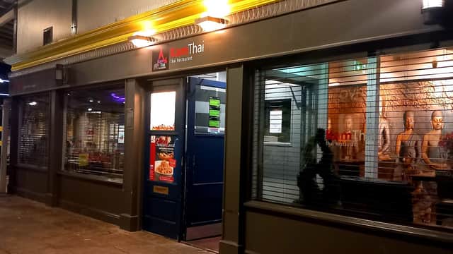 Dining at Kamthai Thai Restaurant in whitby