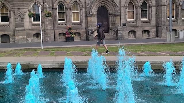 Middlesbrough Centre Square Fountain - Attraction in middlesbrough