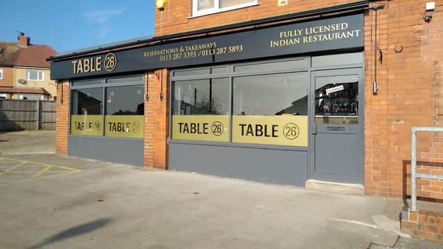 Dining at Table 26 in colton