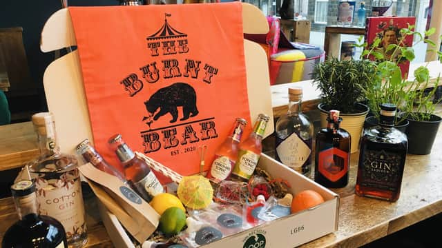 Food & drink at The Burnt Bear in cross roads