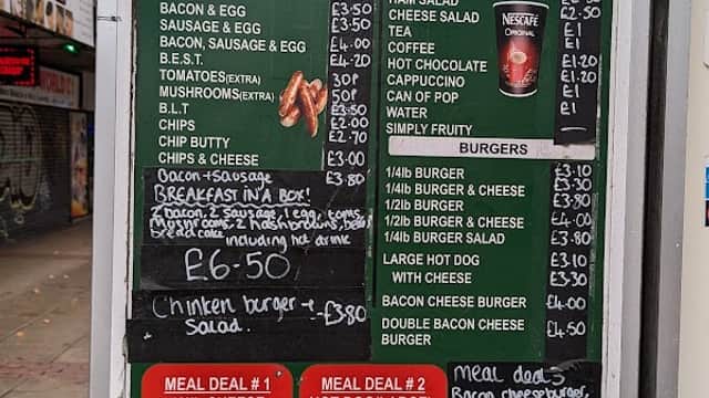 Dining at Burger grill in sheffield