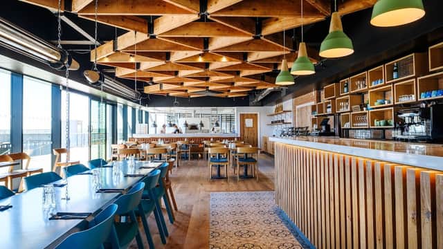 Dining at Bert's Pizza & Gelato Hull in hull