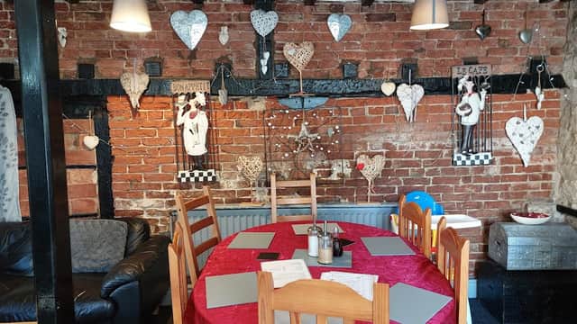 Dining at Yorkshire Tea Rooms & Restaurant in malton